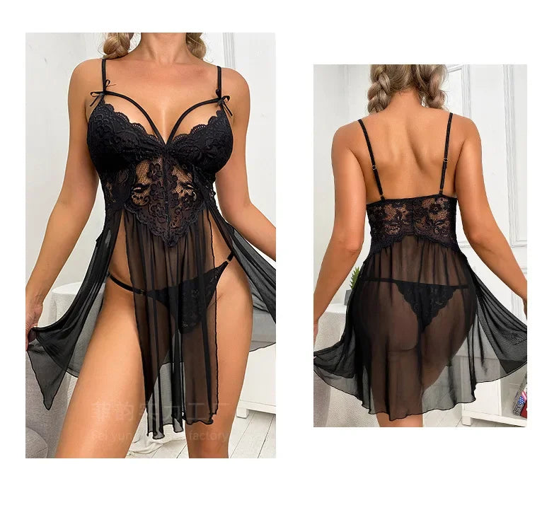 Nightgown Sleepwear Women's Clothing Home wear Suspenders Lace Sexy Comfortable Casual Embroidery Fashion Breathable Loose Fit
