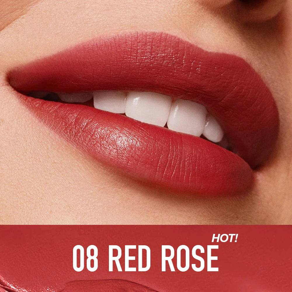 Lipstick Lip Tint Moisturizing Nourishing Glow Lightweight Smooth Non-Sticky Refreshing Red High-shine Lipstick Makeup