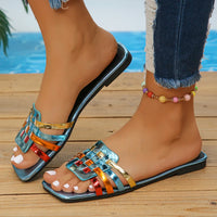 Women Summer Slides Women Flat Slippers Luxury Sandal Designer Shoes Ladies Outdoor Beach - Natalia Home Fashion