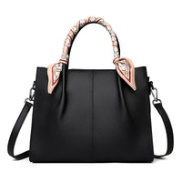 Genuine Leather Women Shoulder Crossbody Bag Large Capacity Soft Cowhide Handbag Ladies Tote Sac