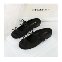 Ladies Slippers Bowknot Silks Satins Women Shoes Round Head Women Sandals Summer Shoes Women Slippers