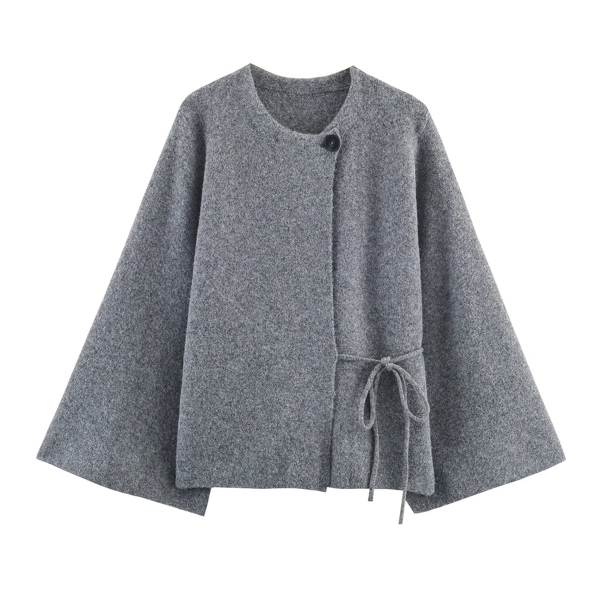2025 Winter New Product Lazy Style Retro Kimono Style Knitted Open Sleeve Coat cardigan Coat for Women Natalia Home Fashion    Natalia Home Fashion
