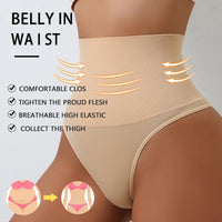 High Waist Slimming Control Thongs Tummy Shaper Underwear Women Seamless Shapewear Panties Compression Abdomen Briefs