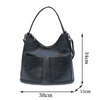 Luxury Designer Women's Leather Crossbody Bag Elegant Shoulder Handbag for Ladies Classic Stylish Tote Messenger Purse