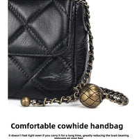 Chic Argyll Women's Crossbody Bag Trendy Autumn/Winter Vintage High-End Feel Versatile Small Square Bag
