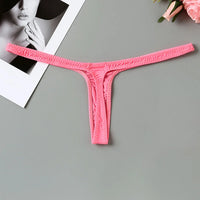 Women T Back Thin Sexy Sports Low Waist Sexy Underwear Woman Thin Soft Straps Simple Breathable Erotic Lingerie Low Waist Thongs