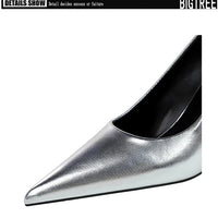 Women Pumps Pointed Toe Retro Shoes Women Shoes Designer Shallow Wedges High Heels Banquet Mules