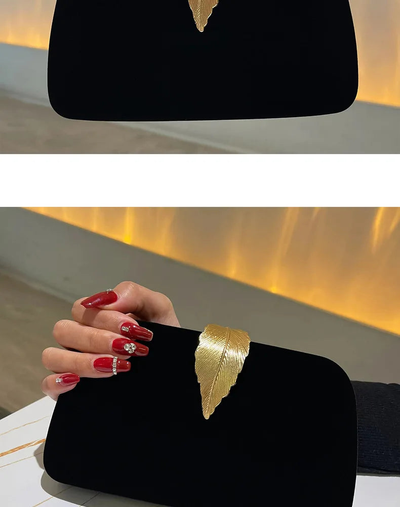 Elegant Evening Bags For Women Luxury Black Clutch Fashionable Envelope Clutch Bag, Party Wedding Handbag For Women Dinner Bag