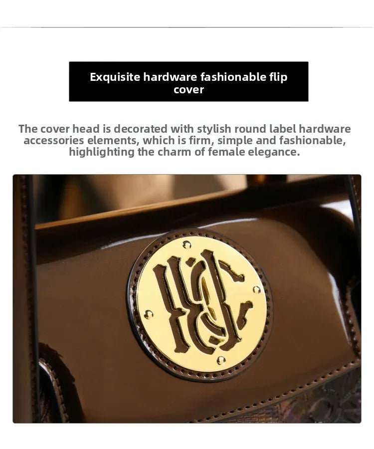 Fashionable Midlife Mom Handbag 2025 New Model Soft PU Leather Women's Bag Elegant High-End Crossbody Handbag Polyester Lining