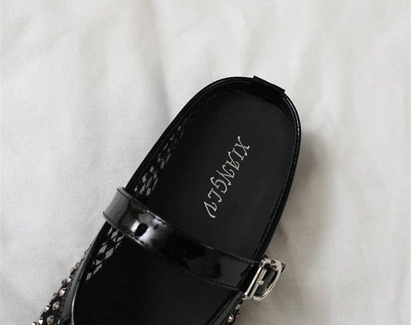 Luxury Shinny Diamond Women Mules Slippers Summer Shoes Crystal Footwear Rhinestones Slip On Brand Mary Jane Sandals Mesh Clogs