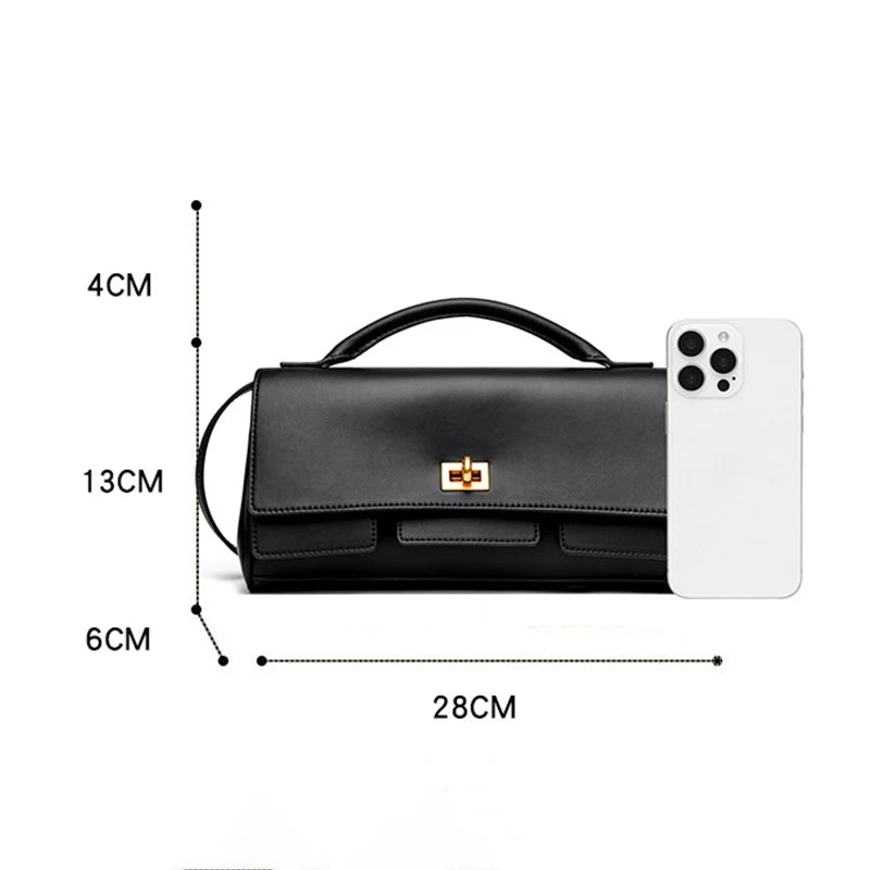 Luxury Women Bags PU Leather Shoulder Bags Women Fashion Gold Buckle Handbags Women Crossbody Bags