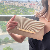 Fashion Elegant Clutch Bag Chain Dinner Bag Bride Bridesmaid Lady Handbag