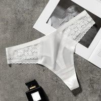 Women ruffles Underwear Invisible Seamless T Panties G-String Female Sexy Thongs Intimates Lingerie Ladies Briefs