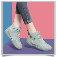 Spring Summer High-top Canvas Shoes Thin Breathable All-match Korean Shoes Trend Women Sneakers