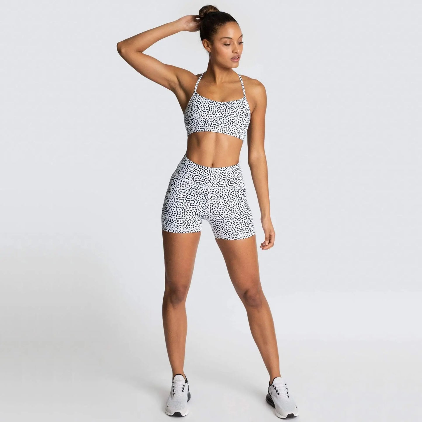 Seamless Yoga Two-piece Set Running Bra Shorts Sports Underwear Beauty Back Fitness Gym 2-piece Short Suit