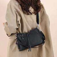 Soft Genuine Leather Crossbody Bag Women Fashion Shoulder Bag Large Capacity Handbag and Purse Ladies Cow hide Messenger Bag