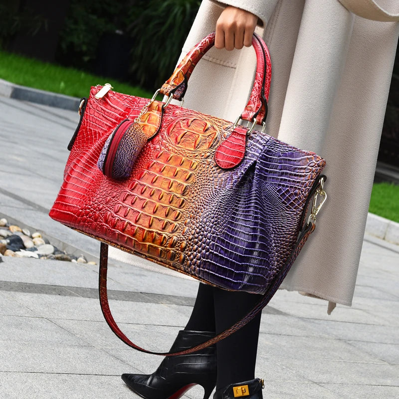 Designer Leather Shoulder Bag For Ladies With Elegant Crossbody Option And Durable Build