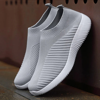 Women Shoes Breathable Flats Elastic Flat Shoes For Women Sneakers Spring Summer Footwear Lightweight Sports Shoes