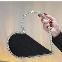 Mini Heart Shape Evening Bag Trendy Party Clutch Purse Women's Elegant Handbags For Party Prom