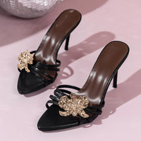 Shoes Female Sandal Women's  Comfort Low Retro Flat Square Heel Rubber PU Sandals - Natalia Home Fashion