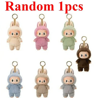 Labubu Spot Pop Mart Gift Rabb Vinyl Doll Keychain Blind Box Toys for Kids Birthday for Girlfriend Valentine Gift