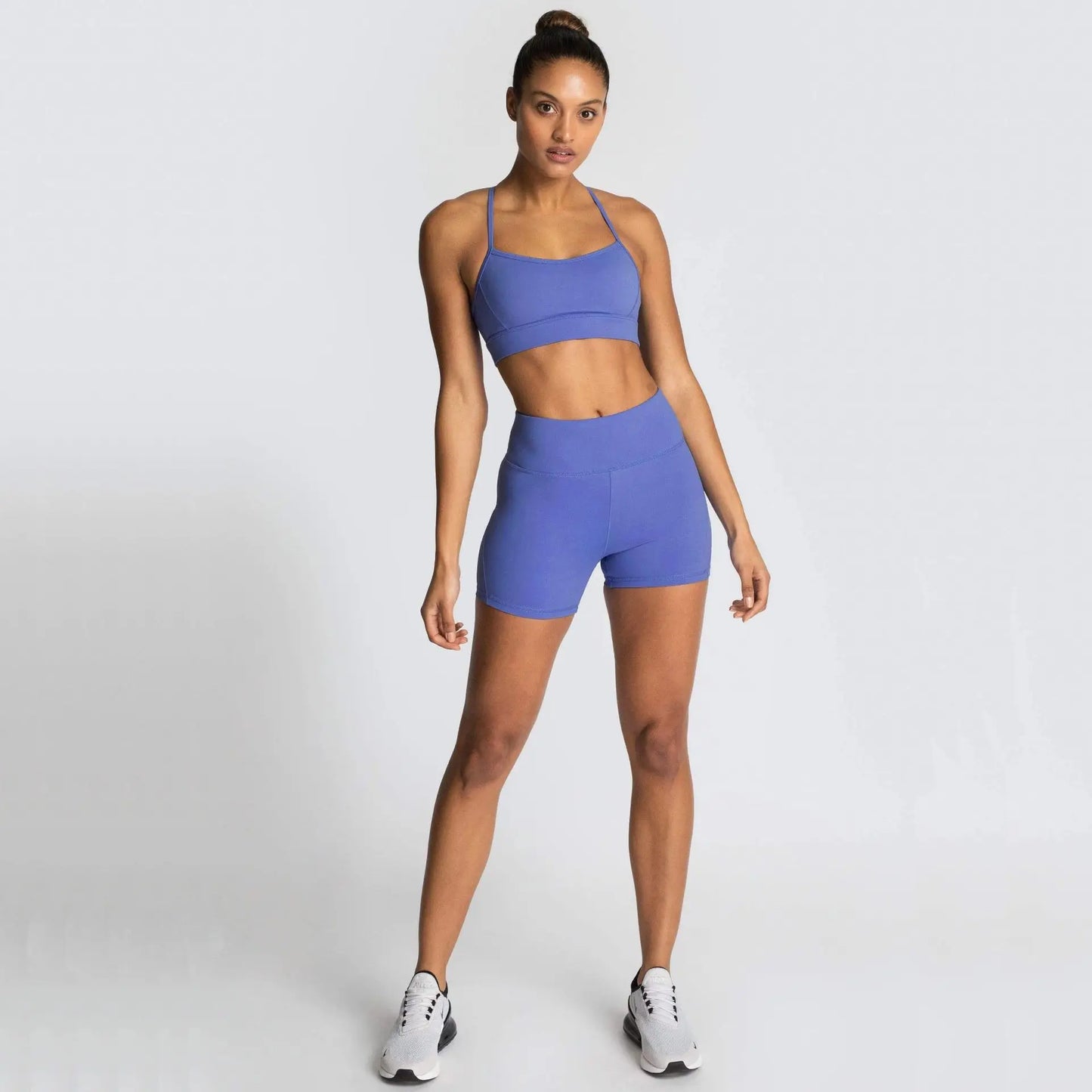 Seamless Yoga Two-piece Set Running Bra Shorts Sports Underwear Beauty Back Fitness Gym 2-piece Short Suit