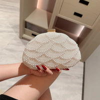 Elegant Pearl Dinner Bag with Dress Evening Bag Formal Party Bag Prom Bag Clutch Bag Chain Bag