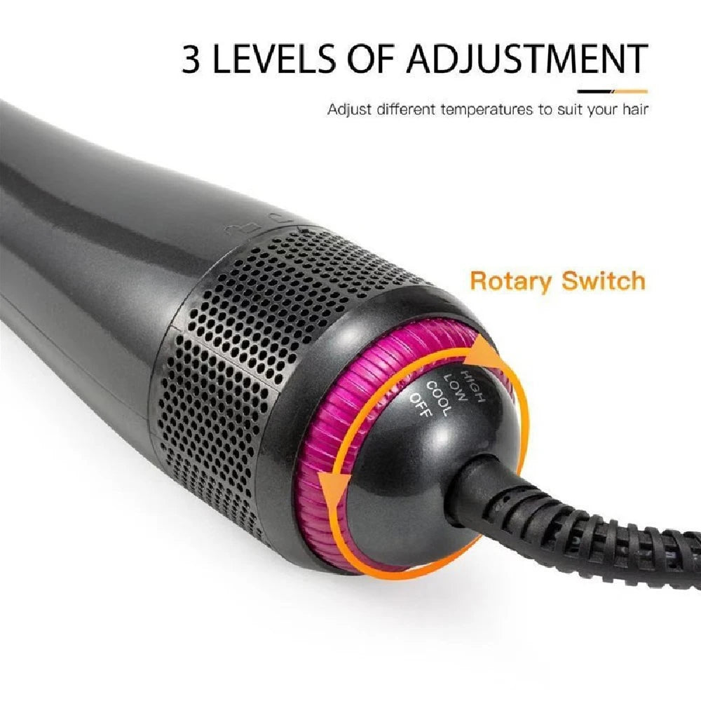 3 in 1 Hair Dryer Brush Professional 1200W Powerful Ceramic Tourmaline 3 Heat Settings One Step Hair Dryer and Styler Natalia Home Fashion    Natalia Home Fashion