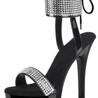 Club 13cm Strip High Heels Exotic Dancer Rhinestone Nightclub Gothic Stripper Pole Dance Fashion Sexy Fetish Full Dress