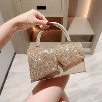Sequin Evening Bag Women Elegant Fashion Banquet Clutch Chain Shoulder Bags Luxury Purse Female Wedding Party Handbags