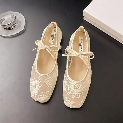 Women's Shoes Platform Ballet Flats Female Footwear  Ballerinas Comfortable Dress Mary Janes