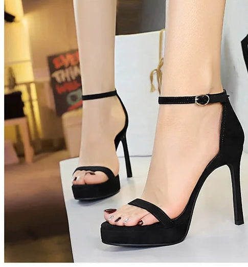 Super High Heels Nightclub Women's Shoes Open-toed Women's Sandals