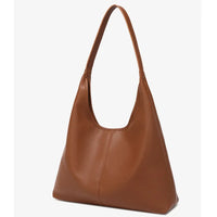 Retro Solid Color Large Capacity Women's Shoulder Bag Fashionable Versatile Niche Tote Bag Underarm Single Shoulder