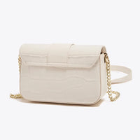 Luxury Two-Layer Cow Leather Handbag Women's Trendy Chain Crossbody Phone Bag Single Shoulder Bag Neutral Minimalist Style