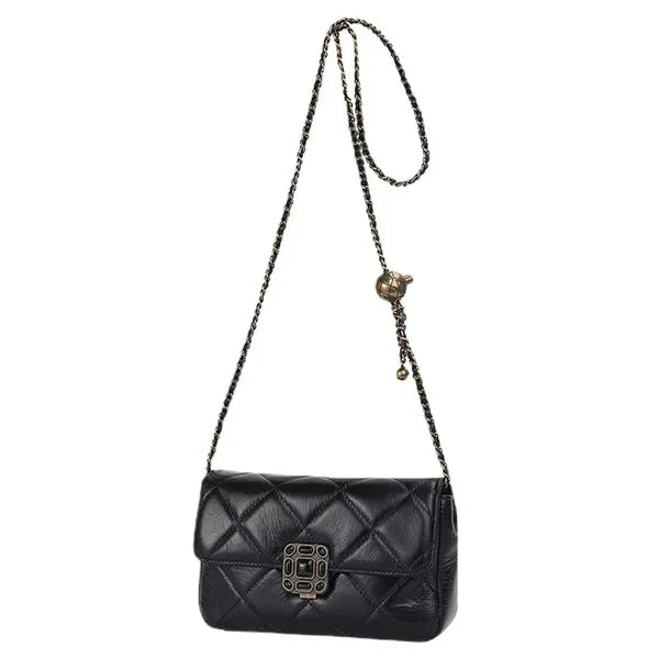 Chic Women's Crossbody Bag Trendy Autumn/Winter Vintage High-End Feel Versatile Small Square Bag