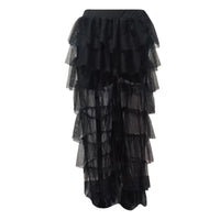 Mesh Splicing Elastic Cake Pants Europe And Peng Mesh Pants Comfortable Pants for Women Casual