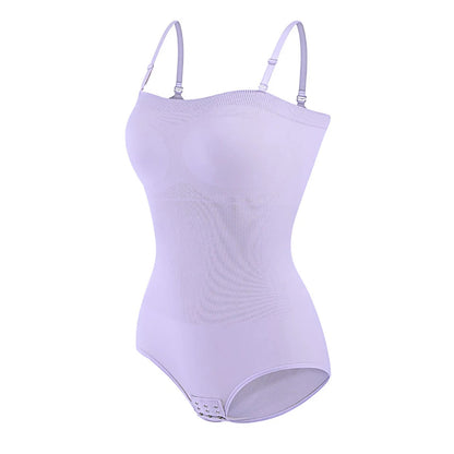 Strapless Short Bodysuit for Women Tummy Control Shapewear Seamless Sculpt Body Shaper with Removable Straps Natalia Home Fashion    Natalia Home Fashion