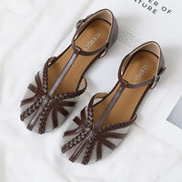 Designer Roman Flats Sandals Women Summer New Gladiator Low Heel Women Sandals