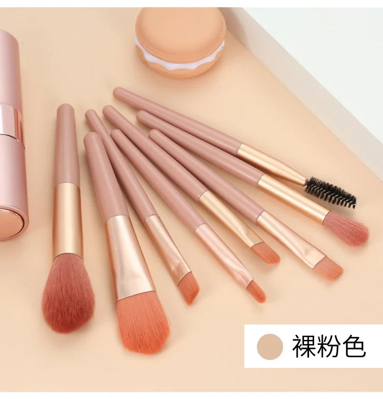 8Pcs Professional Makeup Brushes Set Cosmetic Powder Eye Shadow Foundation Blush Blending Concealer Beauty Make Up Tool Brushes