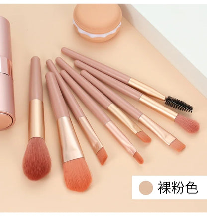 8Pcs Professional Makeup Brushes Set Cosmetic Powder Eye Shadow Foundation Blush Blending Concealer Beauty Make Up Tool Brushes