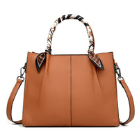 Genuine Leather Women Shoulder Crossbody Bag Large Capacity Soft Cowhide Handbag Ladies Tote Sac