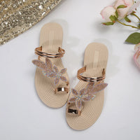 Glitter Slippers Women Summer Sandals Fashion Bling Female Butterfly Flops Beach Diamond Flat Shoes Outdoor Sandals - Natalia Home Fashion