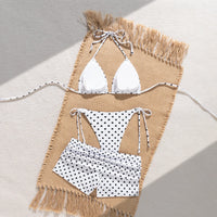 Polka Dot Sexy Bikinis Set Female Swimsuit Women Three-Piece Swimwear Beach Swim Wear Ladies Bathing Suits Bikini Pool Bathing Suit