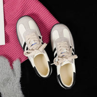 Women Tennis Sneakers Flats Ladies Fashion Lace-up Vulcanized Shoes Spring Autumn Woman Outdoor Trainers Footwear