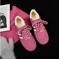 Women Tennis Sneakers Flats Ladies Fashion Lace-up Vulcanized Shoes Spring Autumn Woman Outdoor Trainers Footwear