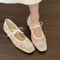 Women's Shoes Platform Ballet Flats Female Footwear  Ballerinas Comfortable Dress Mary Janes