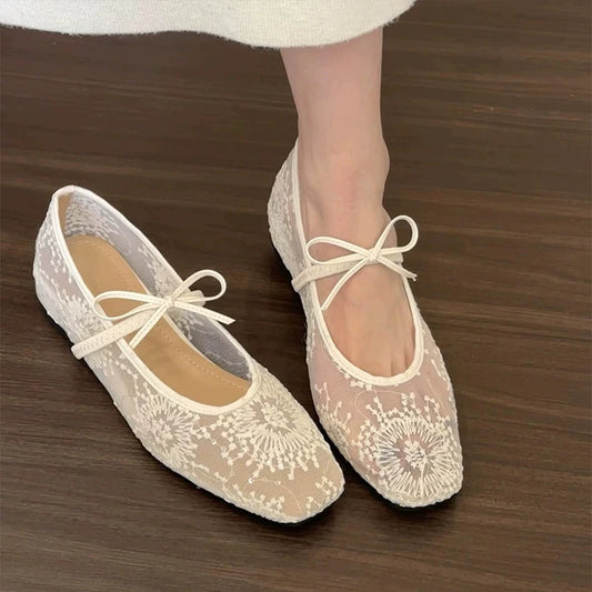 Women's Shoes Platform Ballet Flats Female Footwear  Ballerinas Comfortable Dress Mary Janes