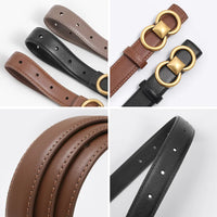 BEAUTODAY Belt Women Cow Leather Solid Color Symmetrical Buckle Waistband Jeans Dress 2024 Ladies Accessories Handmade 91102 Natalia Home Fashion    Natalia Home Fashion