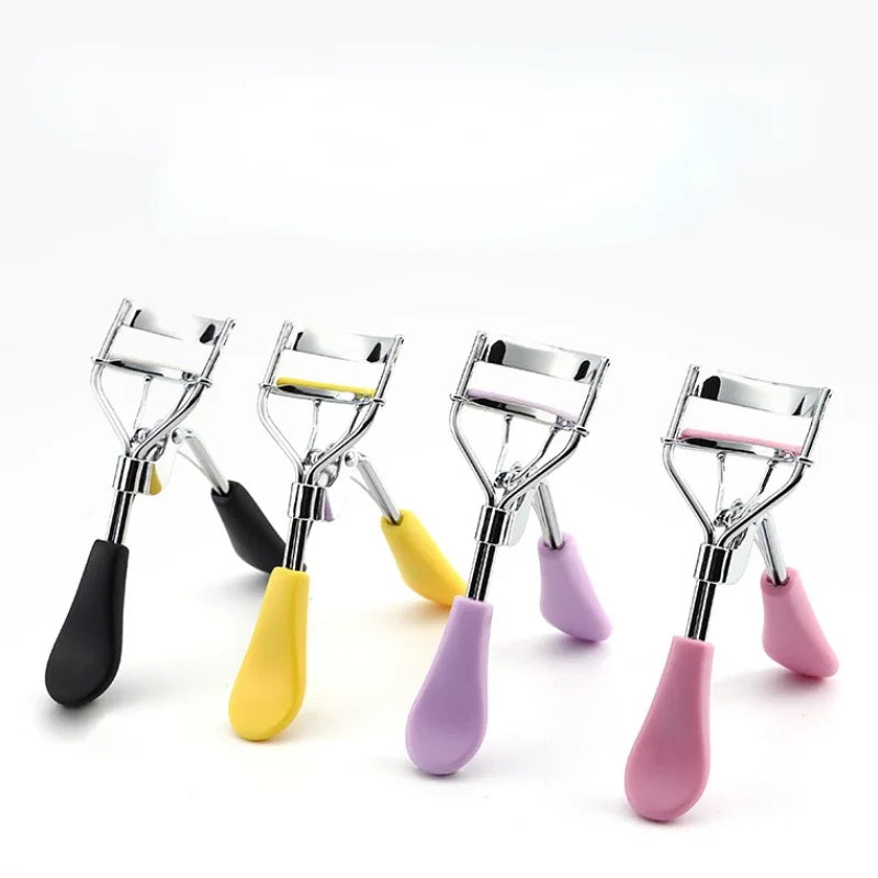 Eyelash Curler Wide-angle Partial Curling Lash Curlers Rubber Lashes Pad Beginners Fake False Eyelashes Aid Styling Makeup Tools