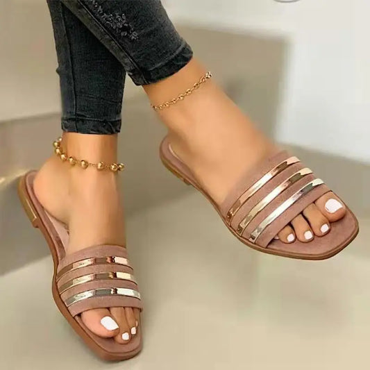 Flat-bottomed Women's Sandals, Outdoor Comfortable Casual Shoes, Fashionable and Versatile - Natalia Home Fashion